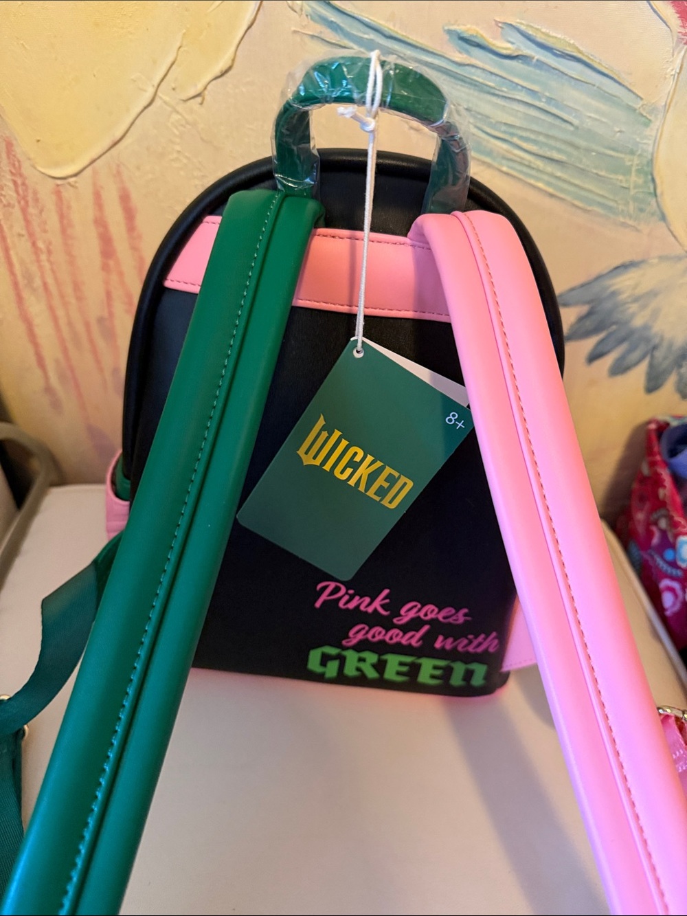 Loungefly Universal Wicked Glinda & Elphaba Mini Backpack - New! - Picture 11 of 14